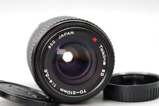 Tokina SD 70–210mm f/4–5.6 Zoom Lens – Minolta MD Mount – Very Good