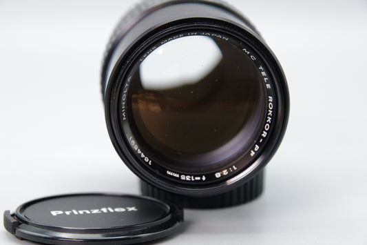 Minolta MC Tele Rokkor‑PF 135mm f/2.8 Lens – MD Mount – Excellent