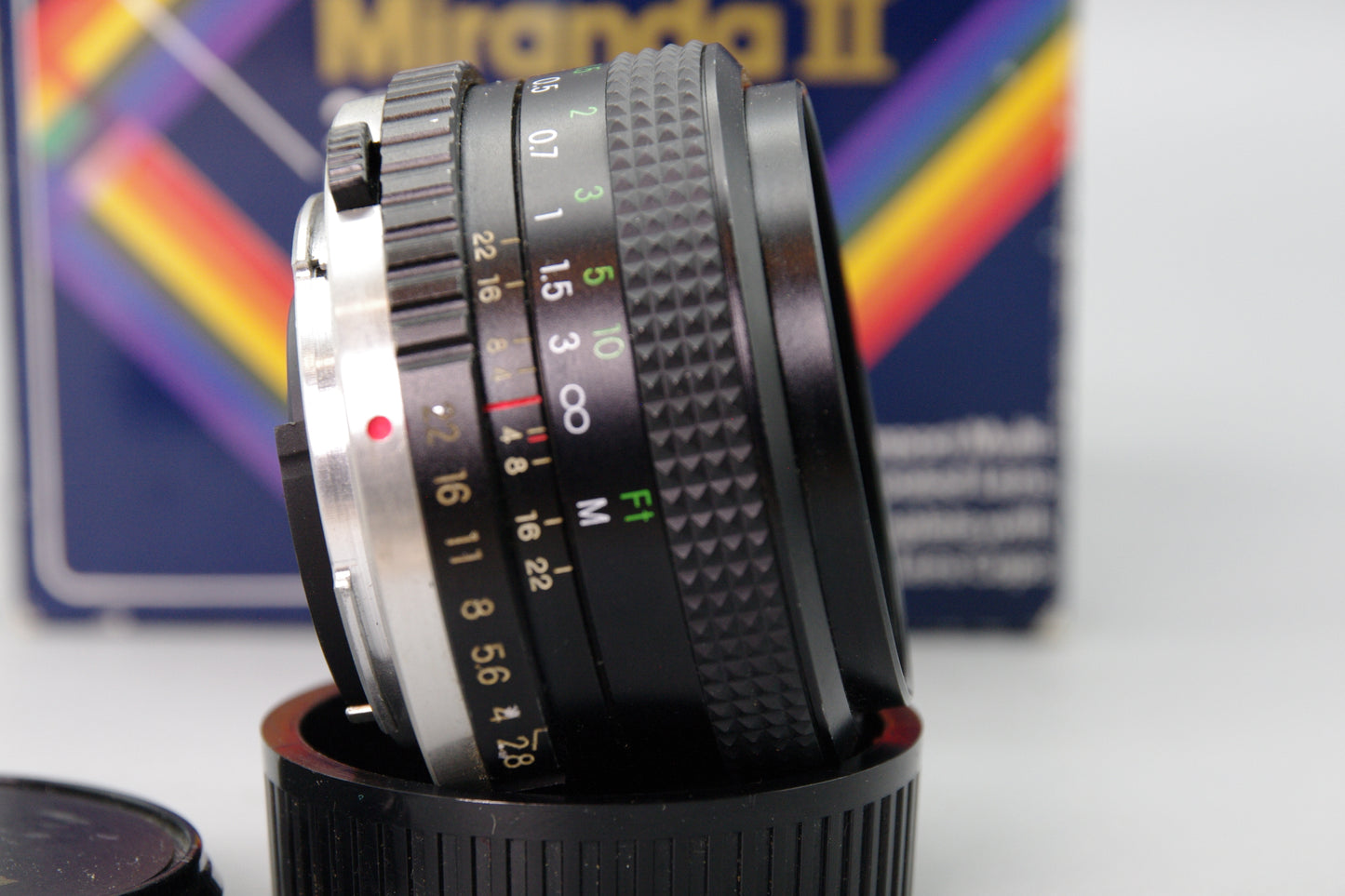 Miranda II 28mm f/2.8 Multi Coated Lens – Minolta MD Mount – Excellent Boxed
