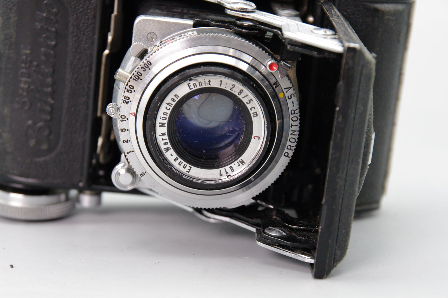 Balda Super Baldinette 35mm Folding Camera Enna‑Werk Ennit 5cm f/2.8 – VG