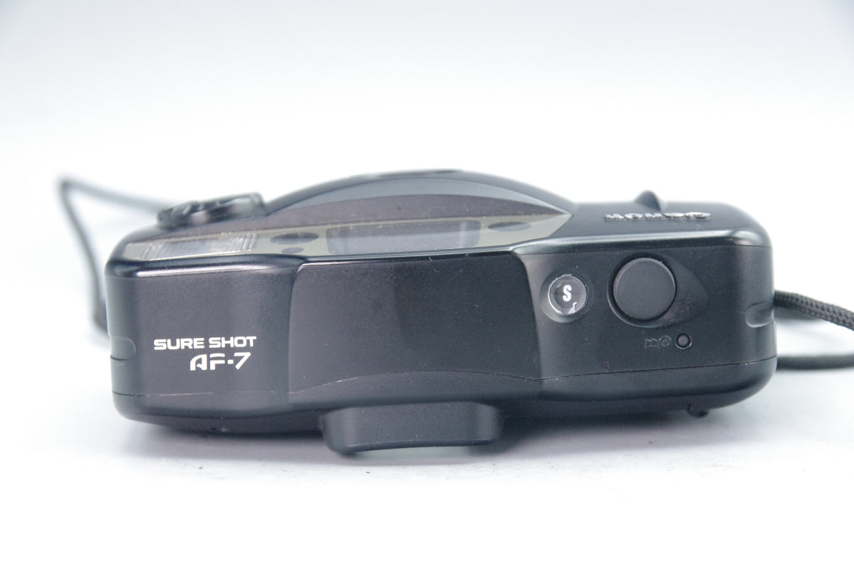 Canon Sure Shot AF-7 35mm Compact Camera – Tested and Working