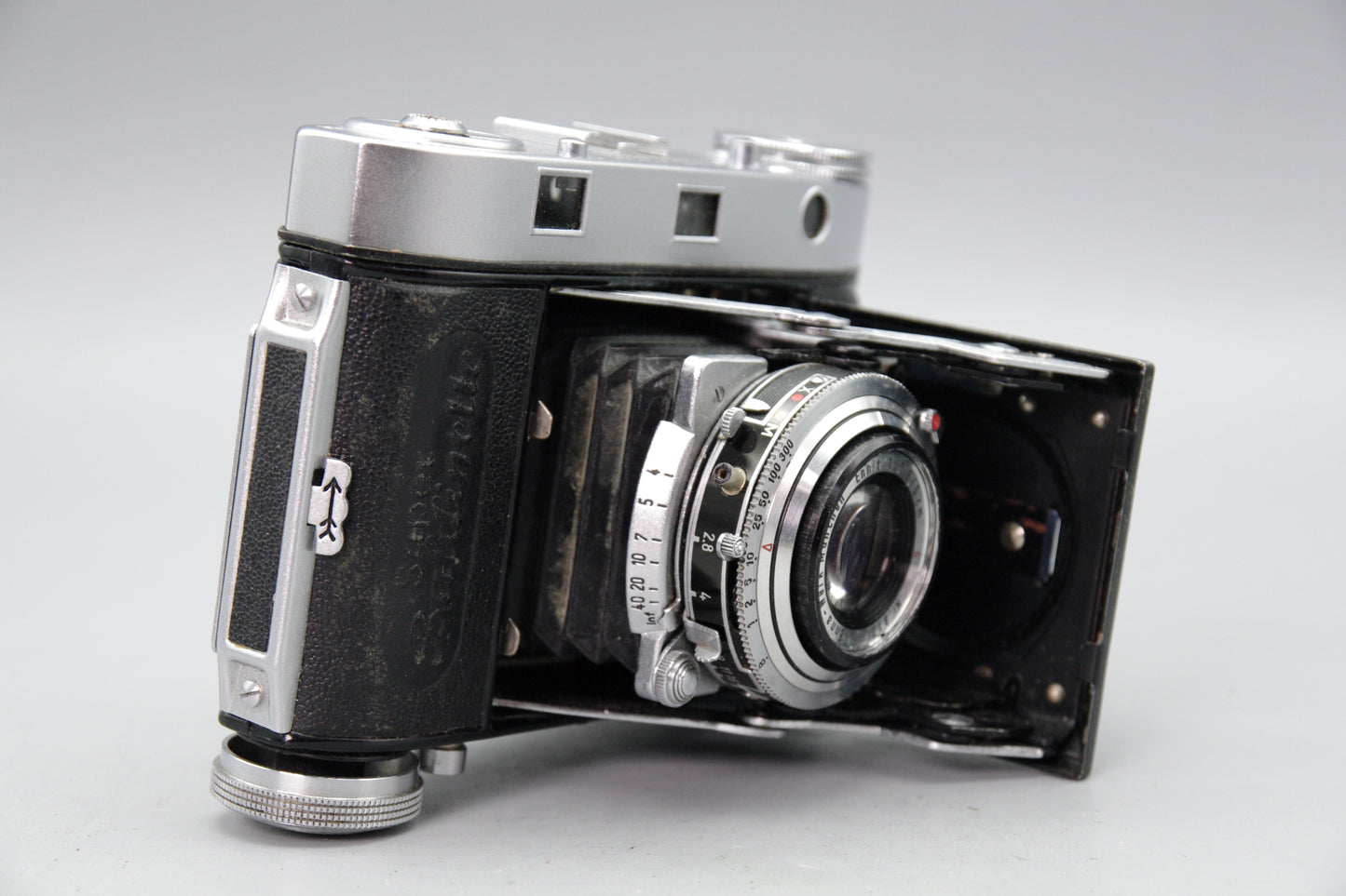 Balda Super Baldinette 35mm Folding Camera Enna‑Werk Ennit 5cm f/2.8 – VG