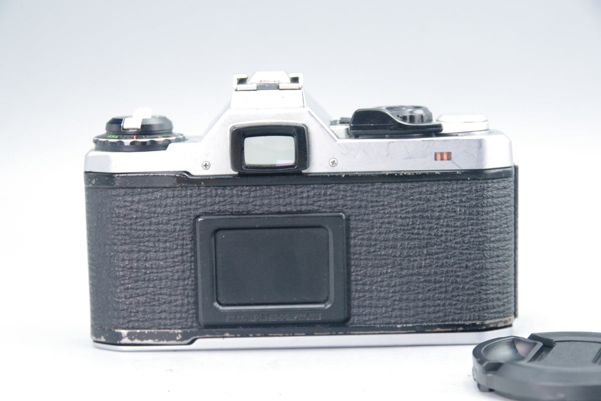 Pentax ME Super 35mm SLR + Pentax‑M 50mm f/1.7 Lens – Tested – Batteries – VGC