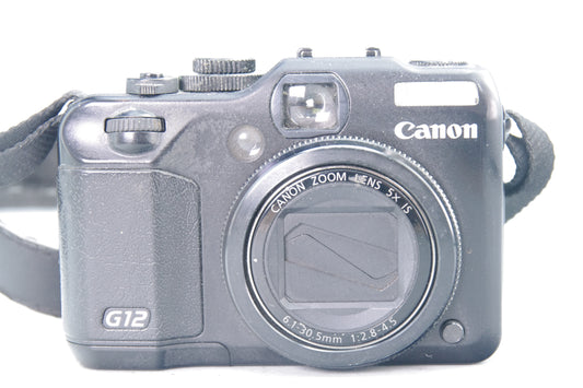 Canon PowerShot G12 Digital Camera – Good Working Condition – With Battery