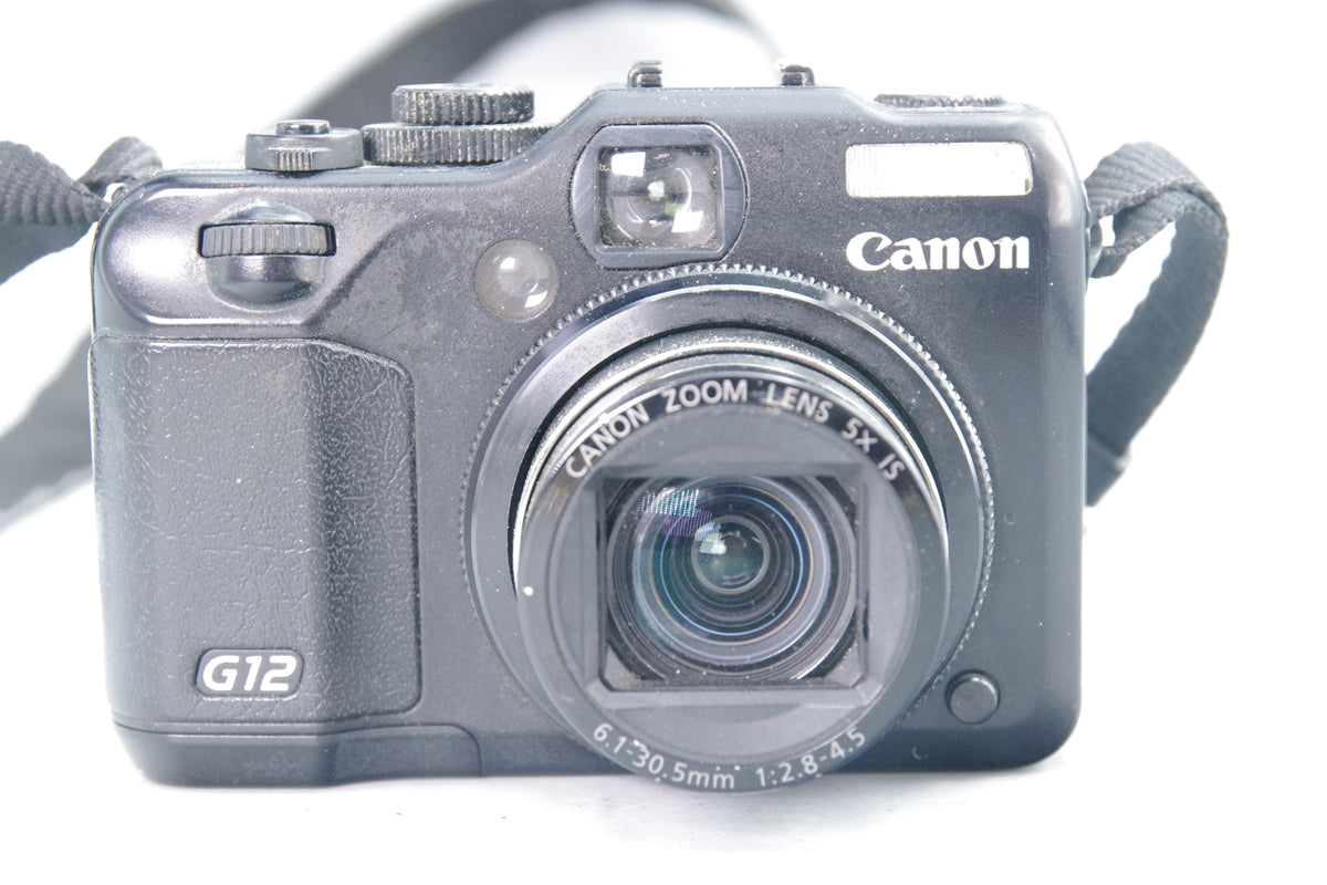 Canon PowerShot G12 Digital Camera – Good Working Condition – With Battery