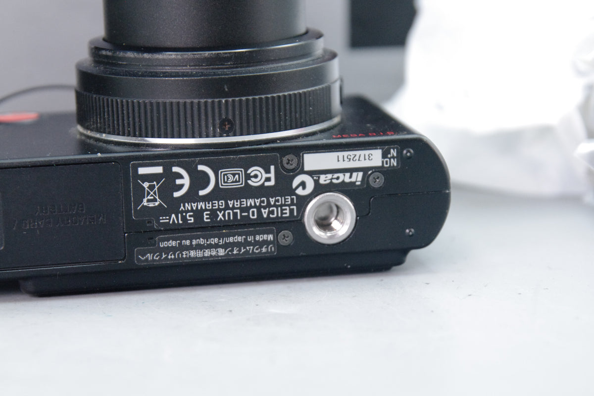 Leica D‑Lux 3 10.1MP Digital Compact Camera – Excellent – Tested – Boxed
