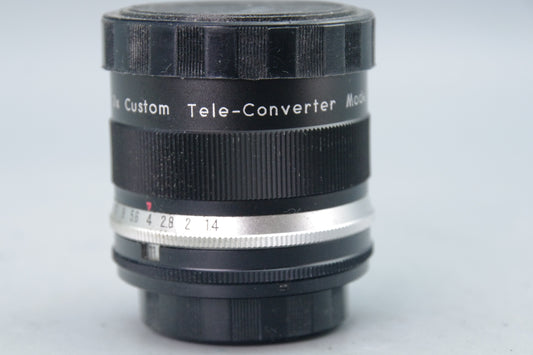 Vivitar 3× Teleconverter – M42 Mount – Vintage Manual Focus – Tested – VGC