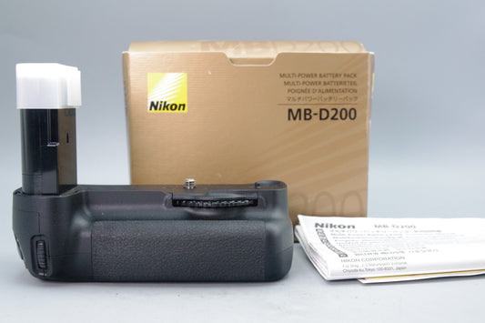 Nikon MB‑D200 Battery Grip – For Nikon D200 – Mint Boxed – Appears Unused