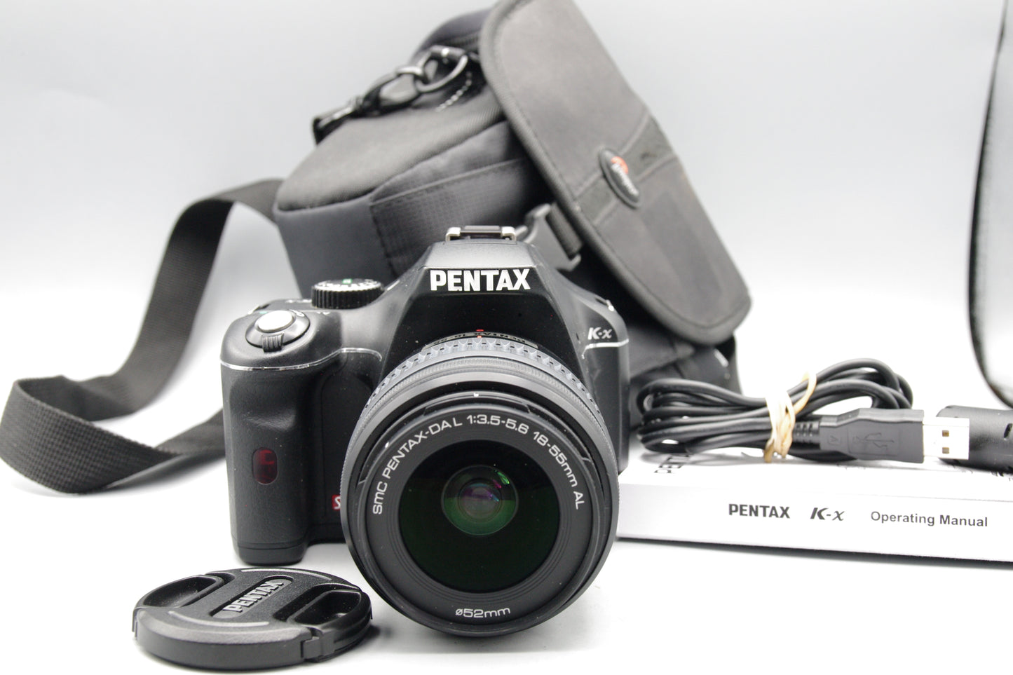 Pentax K‑x DSLR + 18–55mm AL Lens – Mint – SC 1616 – Lowepro Case &amp; Manual