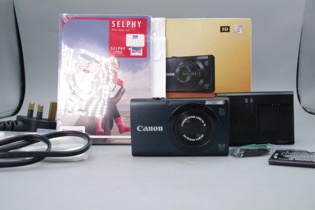 Canon PowerShot A3400 IS 16MP Digital Camera – Mint Boxed Condition