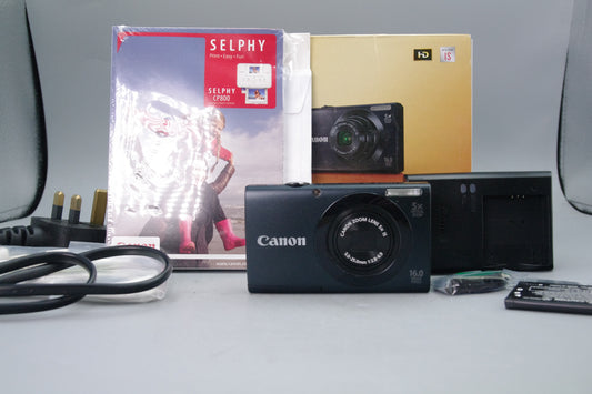 Canon PowerShot A3400 IS 16MP Digital Camera – Mint Boxed Condition