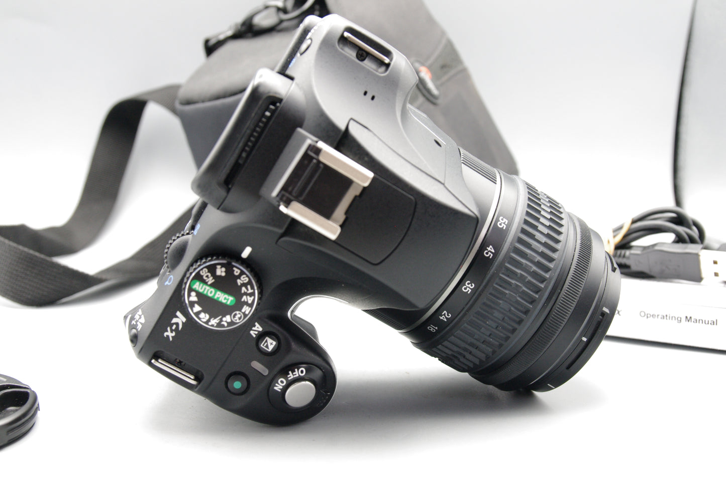 Pentax K‑x DSLR + 18–55mm AL Lens – Mint – SC 1616 – Lowepro Case &amp; Manual
