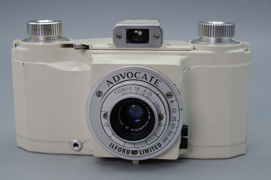 Ilford Advocate Series II 35mm Film Camera Dallmeyer 35mm f3.5 Lens VGC