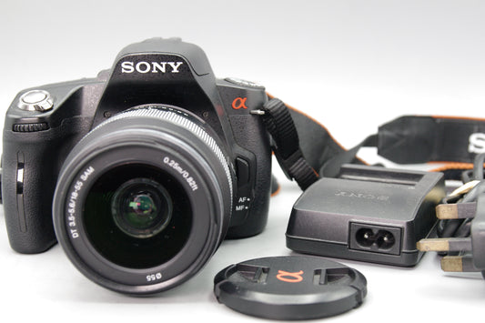 Sony Alpha A390 DSLR with 18–55mm Lens and Charger – Very Good – SC 4956