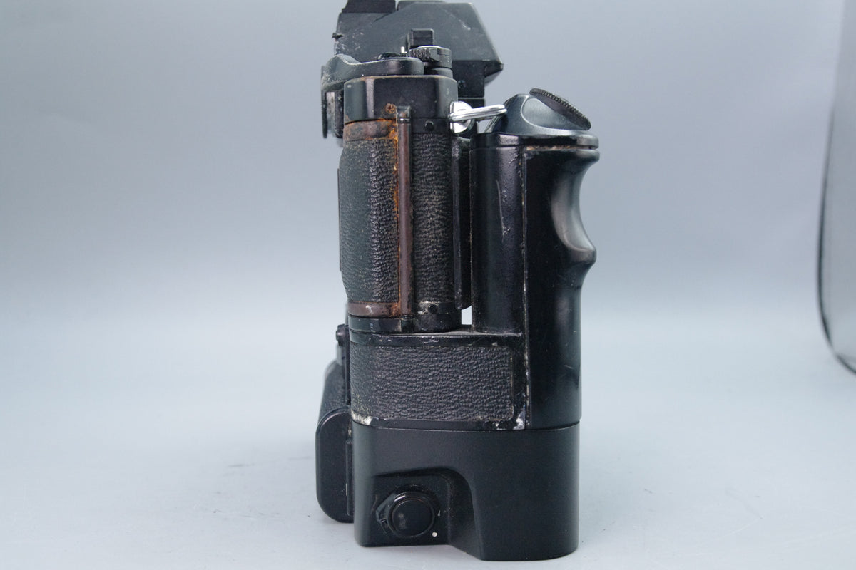 Canon F‑1 35mm SLR Camera + AE Motor Drive FN – Spares/Repair – Faulty Condition