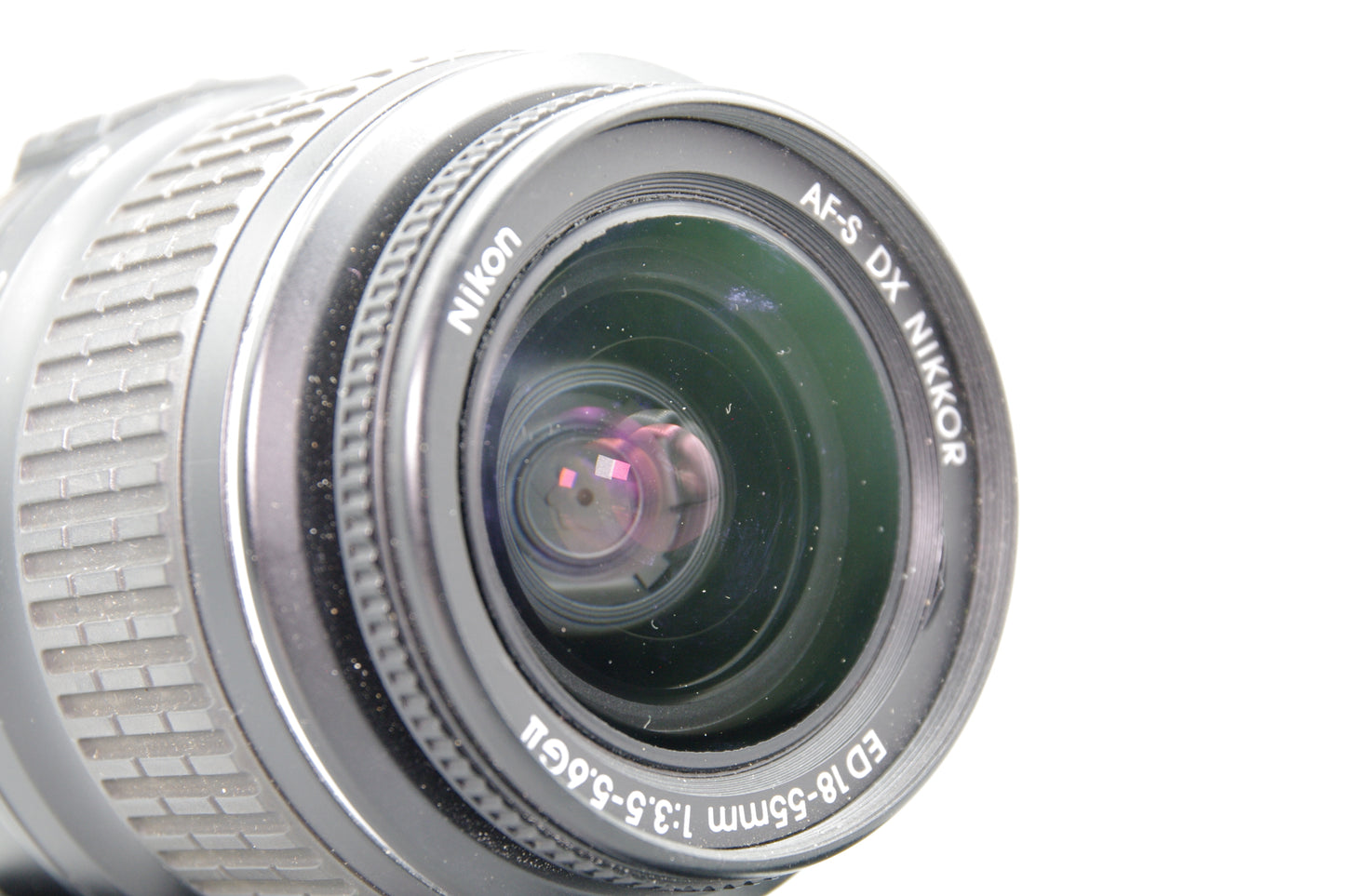 Nikon AF‑S DX 18–55mm f/3.5–5.6G II Lens – Compact Zoom with Caps – Very Good