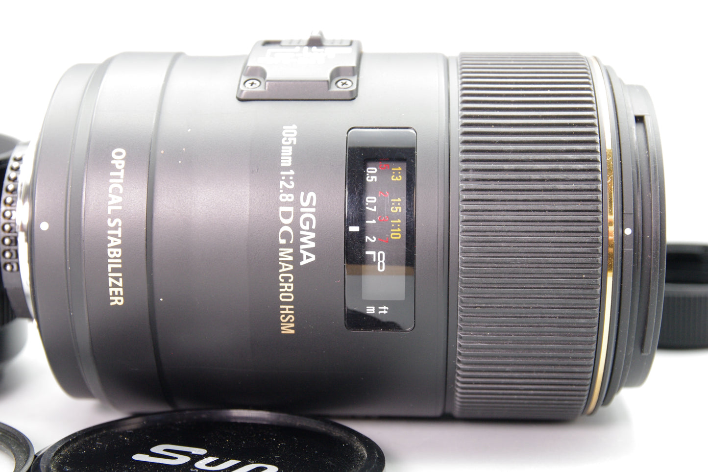 Sigma 105mm f/2.8 DG HSM Macro Lens – Nikon F Mount – Near Mint with Hood