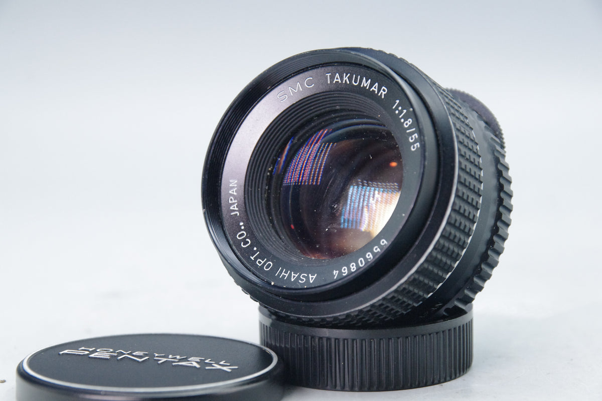 Asahi SMC Takumar 55mm f/1.8 Lens – M42 Mount – VGC – With Caps