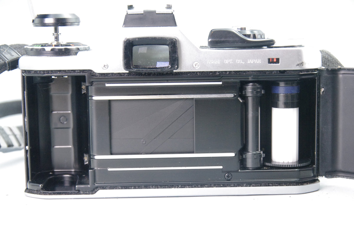 Pentax ME 35mm SLR with 50mm f/1.7 Lens + Batteries – Tested – VGC