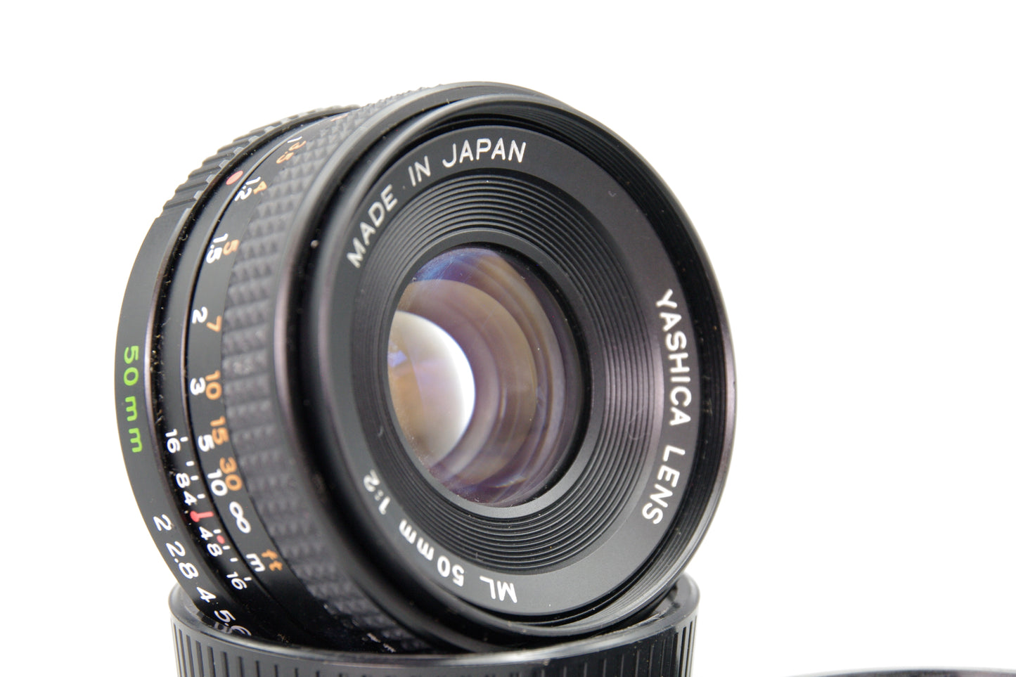 Yashica ML 50mm F2 Lens C/Y Mount – Classic Standard Prime with Caps