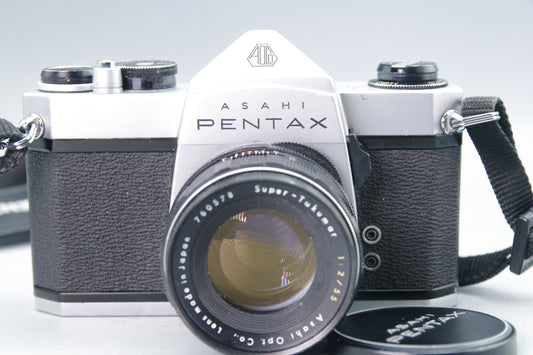 Asahi Pentax SP 1000 + Super‑Takumar 55mm f/2 – Fully Working – VGC