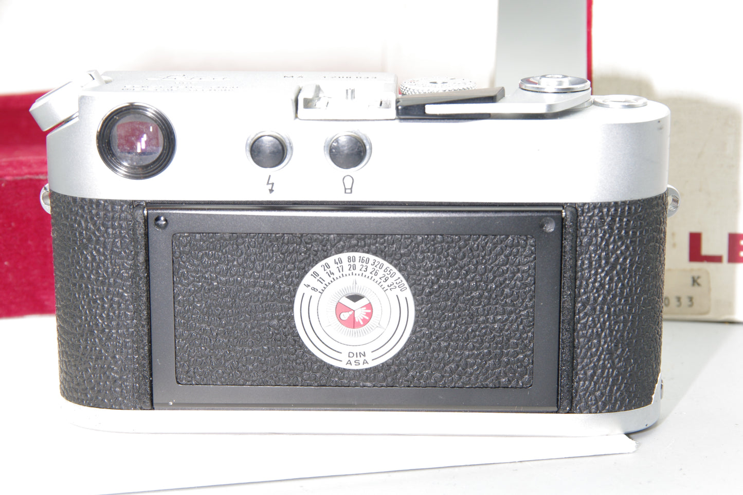 1968 Leica M4 35mm Rangefinder with Elmar 50mm F/2.8 and Original Box