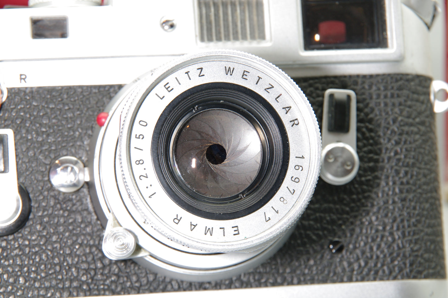 1968 Leica M4 35mm Rangefinder with Elmar 50mm F/2.8 and Original Box