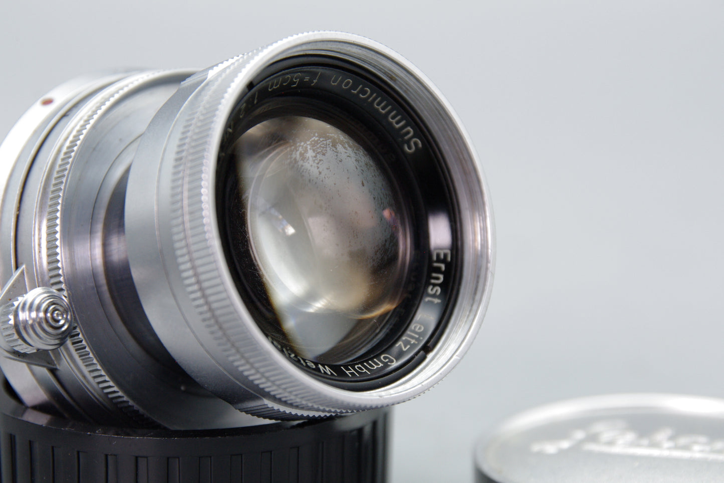 Leitz Summicron 5cm f/2 Collapsible – Leica M Mount – Good – Cleaned – Coating Marks