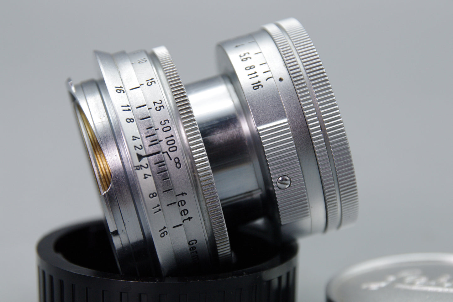 Leitz Summicron 5cm f/2 Collapsible – Leica M Mount – Good – Cleaned – Coating Marks