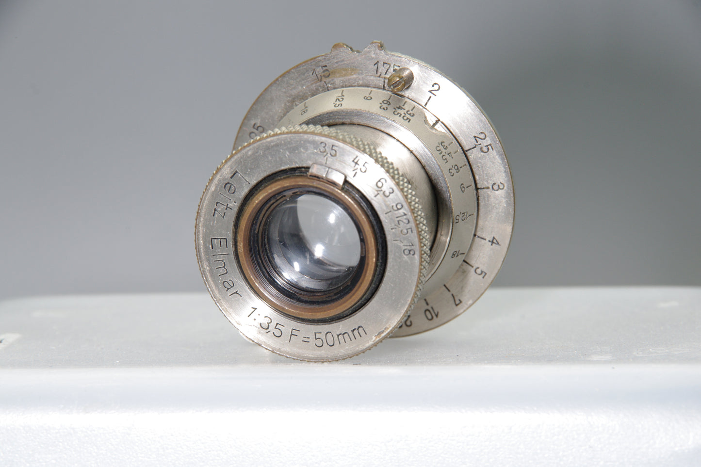 Leitz Elmar 50mm F/3.5 Collapsible L39 Lens - minor haze