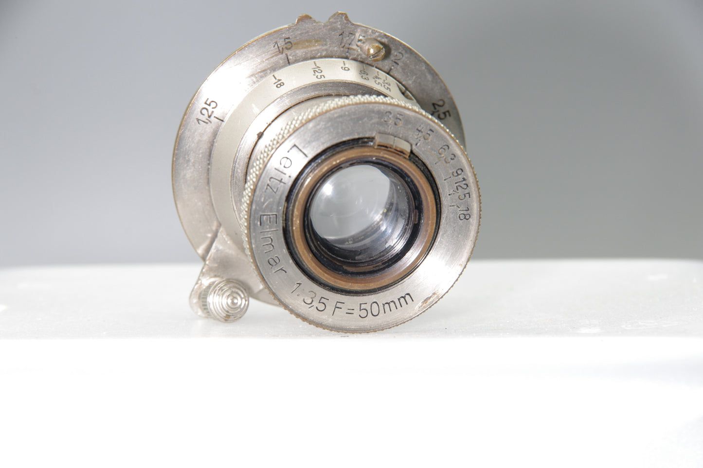 Leitz Elmar 50mm F/3.5 Collapsible L39 Lens - minor haze