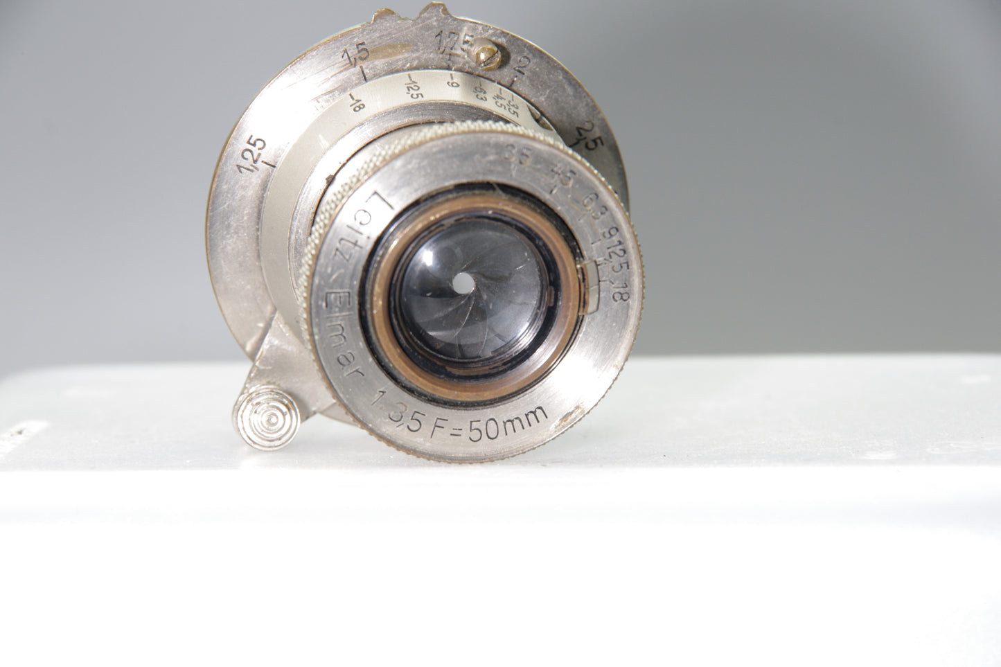 Leitz Elmar 50mm F/3.5 Collapsible L39 Lens - minor haze