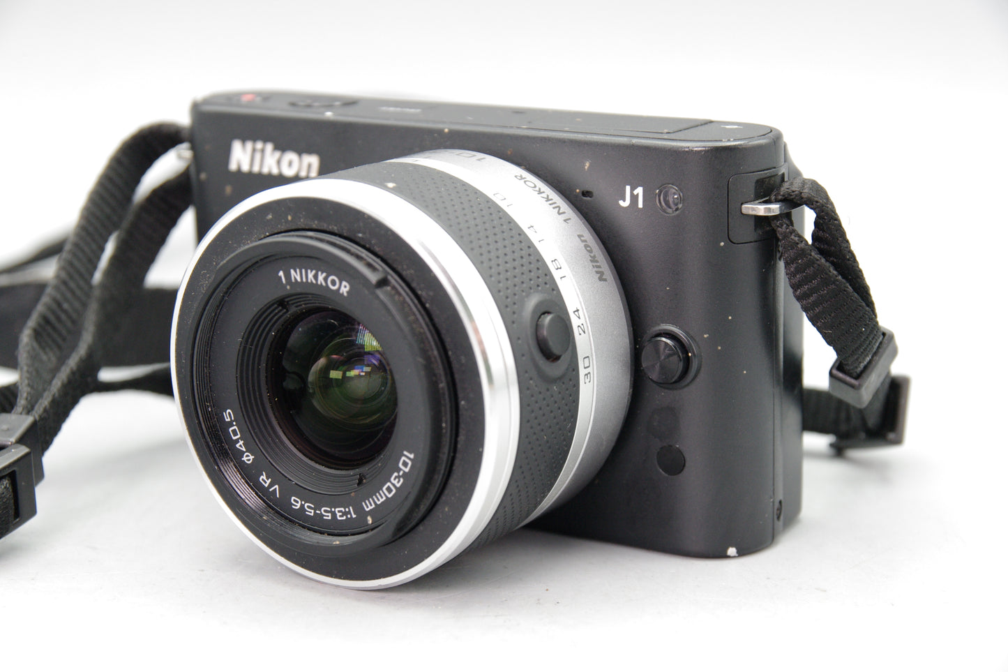 Nikon 1 J1 Mirrorless Camera with 10-30mm Lens   - Black -  VGC