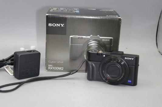Boxed Sony Cybershot DSC-RX100M2 20.2MP Compact Digital Camera  - Excellent
