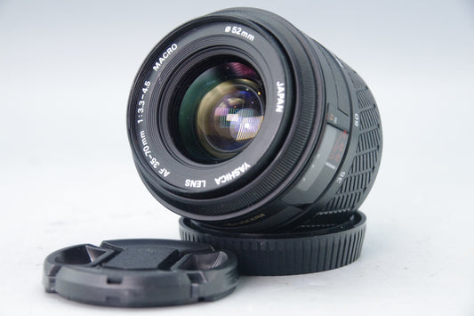 Yashica 35–70mm f/3.3–4.5 AF Zoom Lens – Contax/Yashica Mount – Excellent
