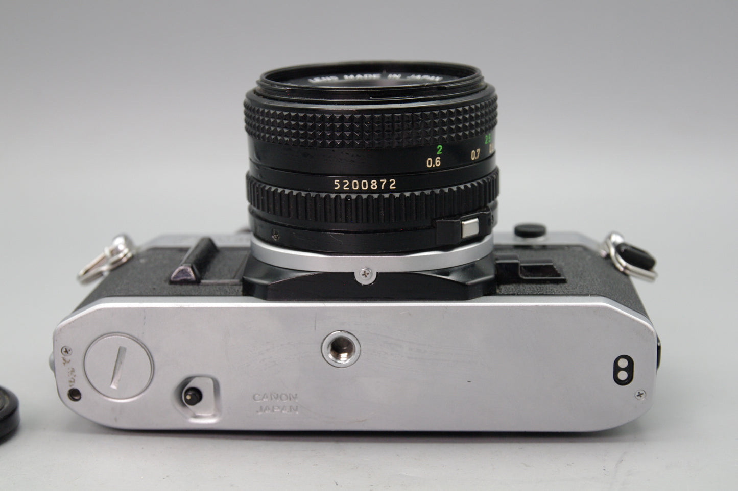 Canon AT‑1 35mm SLR + FD 50mm f/1.8 Lens – Excellent – Tested – New Batteries