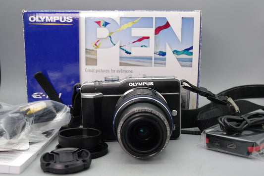 Olympus PEN E‑PL1 12.3MP Boxed + 14–42mm Lens – VGC – SC 15223