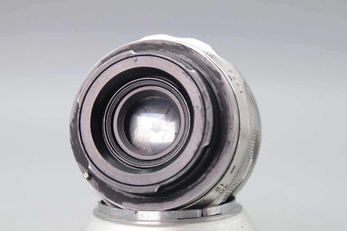 KMZ E. Ludwig Meritar 50mm f/2.9 Lens – Exakta Mount – Very Good Condition