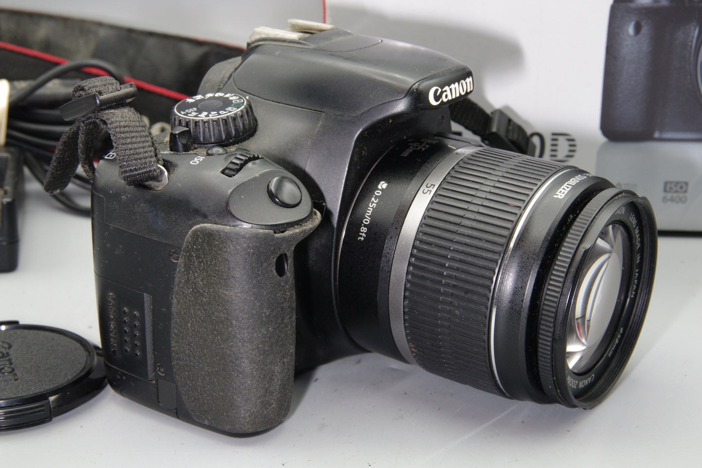 Boxed Canon EOS 550D DSLR + EF‑S 18–55mm IS Lens 18MP Full HD S/C 38443