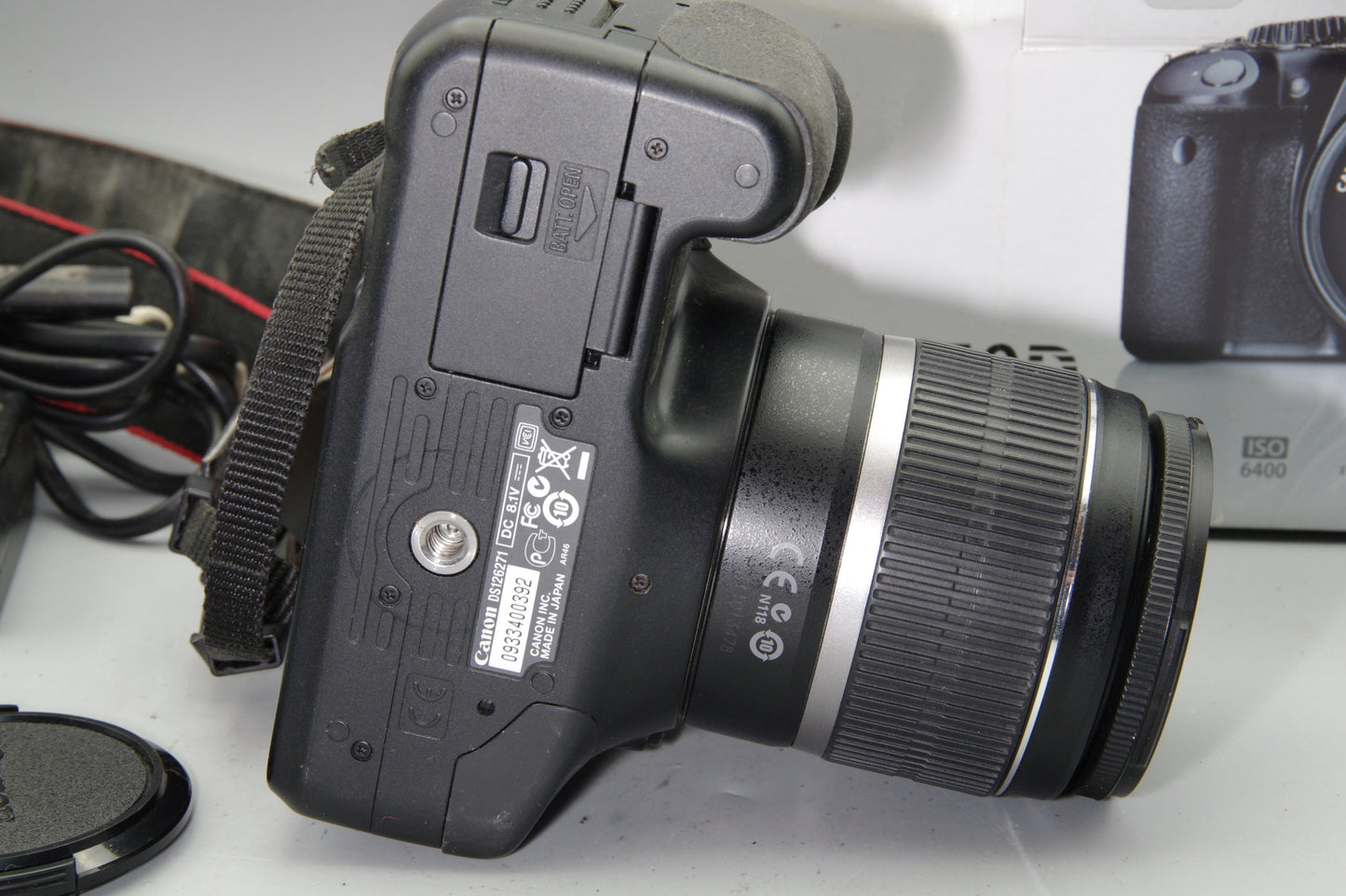 Boxed Canon EOS 550D DSLR + EF‑S 18–55mm IS Lens 18MP Full HD S/C 38443