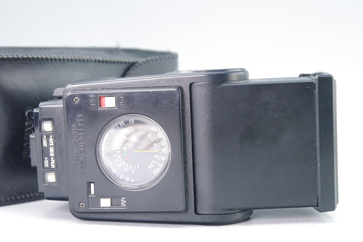 Canon Speedlite 199A Flash – Hot Shoe – Tested &amp; Working – Very Good Condition