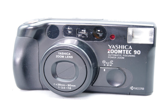 Yashica Zoomtec 90 35mm Film Camera – Very Good – Tested – Compact Zoom