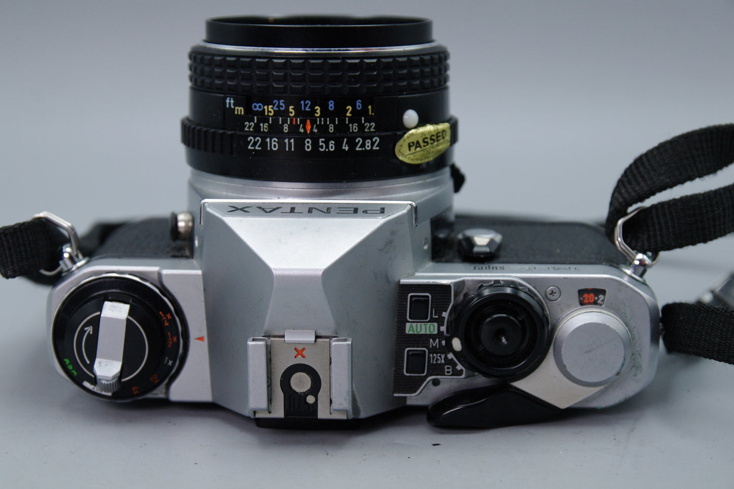 Pentax ME Super 35mm SLR + Pentax‑M 50mm f/2 Lens – Tested – Batteries – VGC