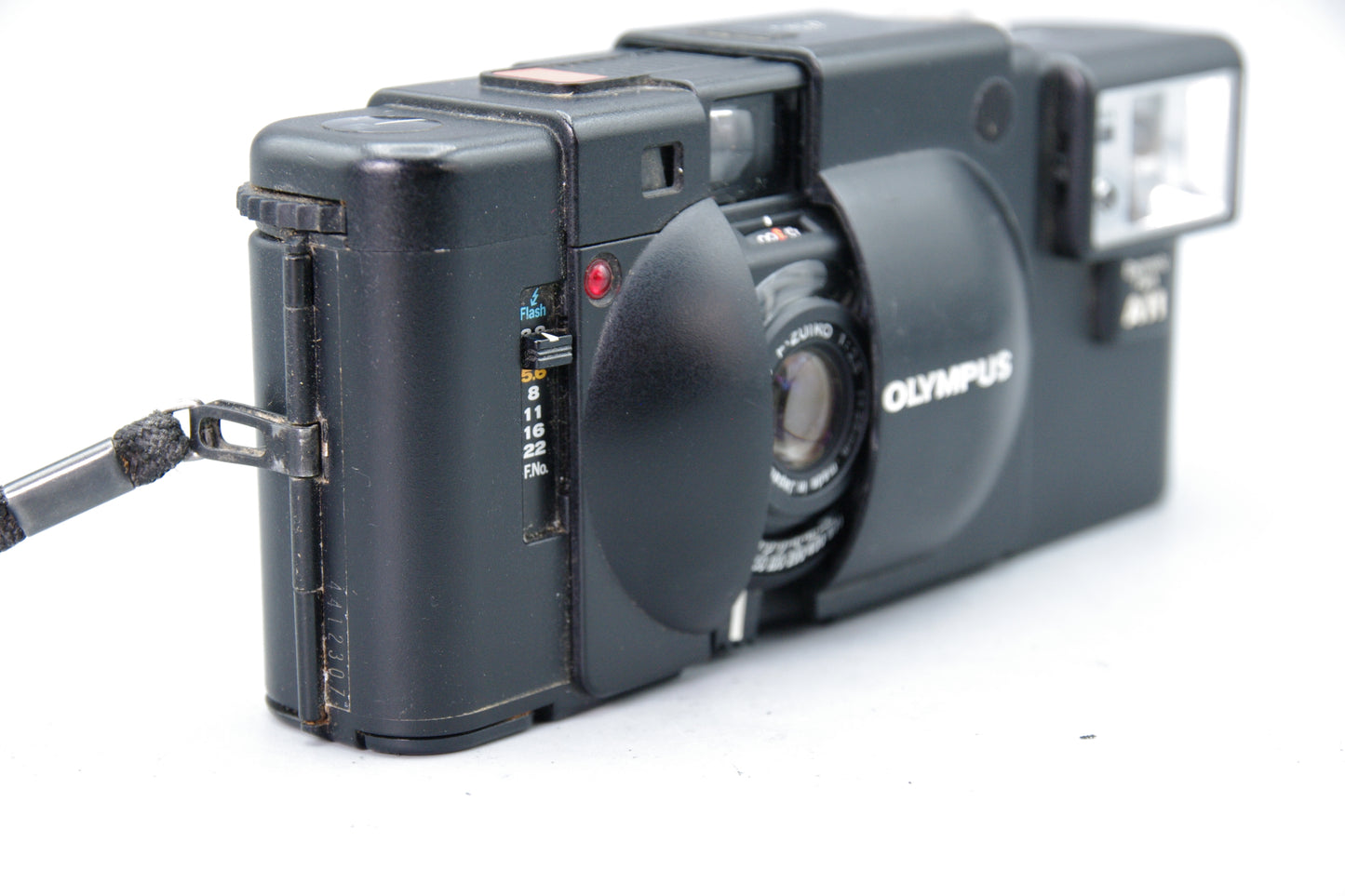 Olympus XA 35mm Rangefinder Camera + A11 Flash – Tested – Very Good Cond