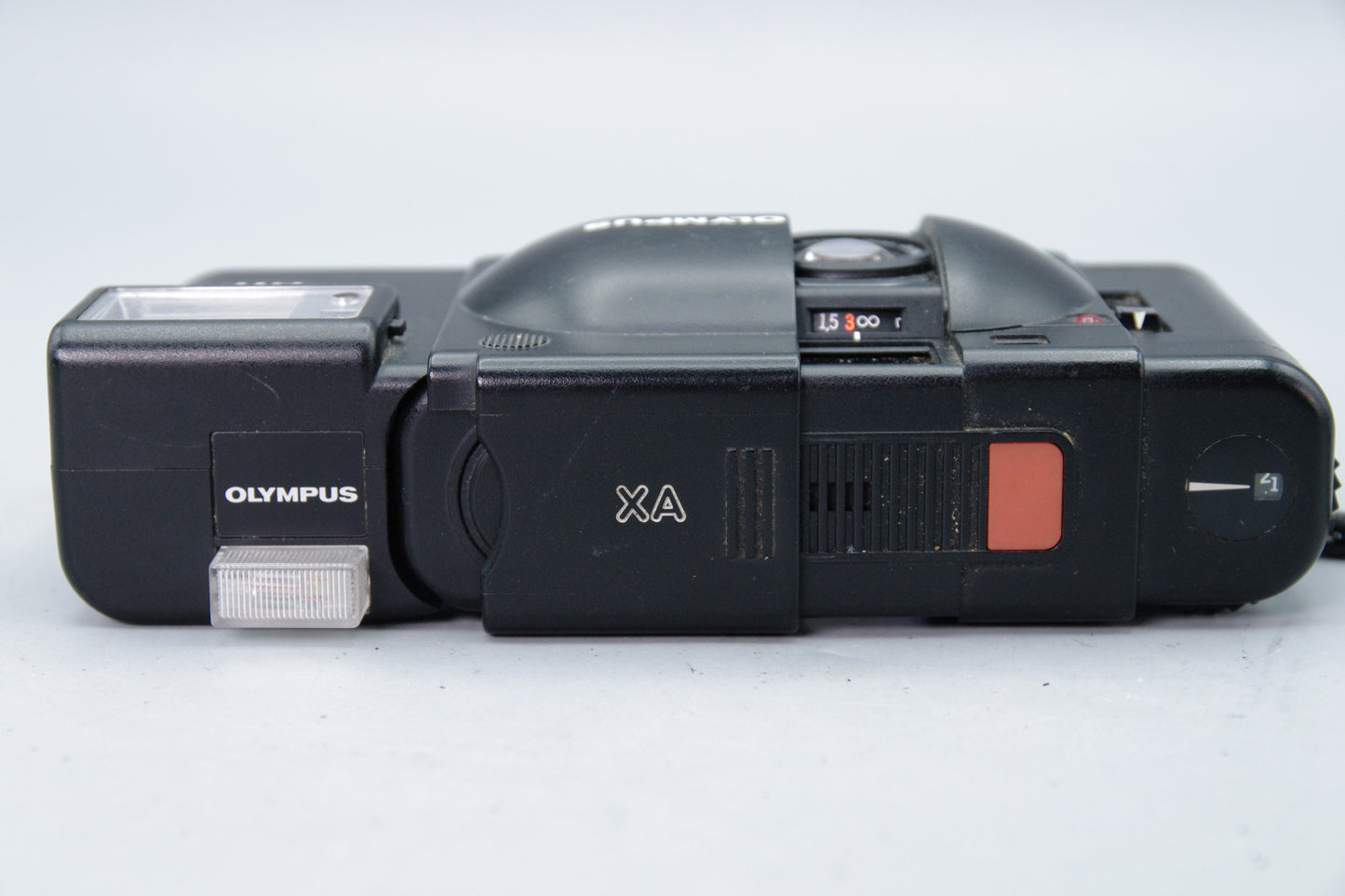 Olympus XA 35mm Rangefinder Camera + A11 Flash – Tested – Very Good Cond