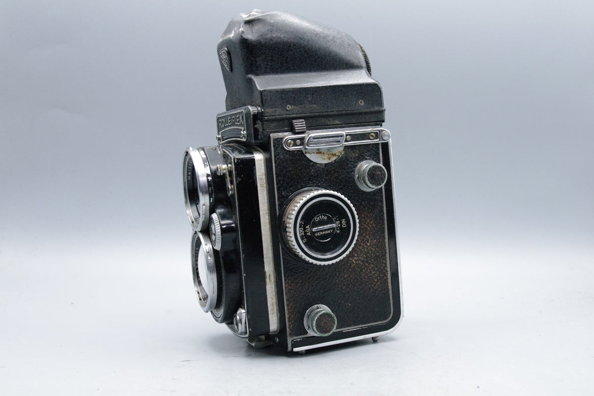 Rolleiflex 2.8E TLR – Planar 80mm f/2.8 – Shutter Stuck on B – Spares/Repair