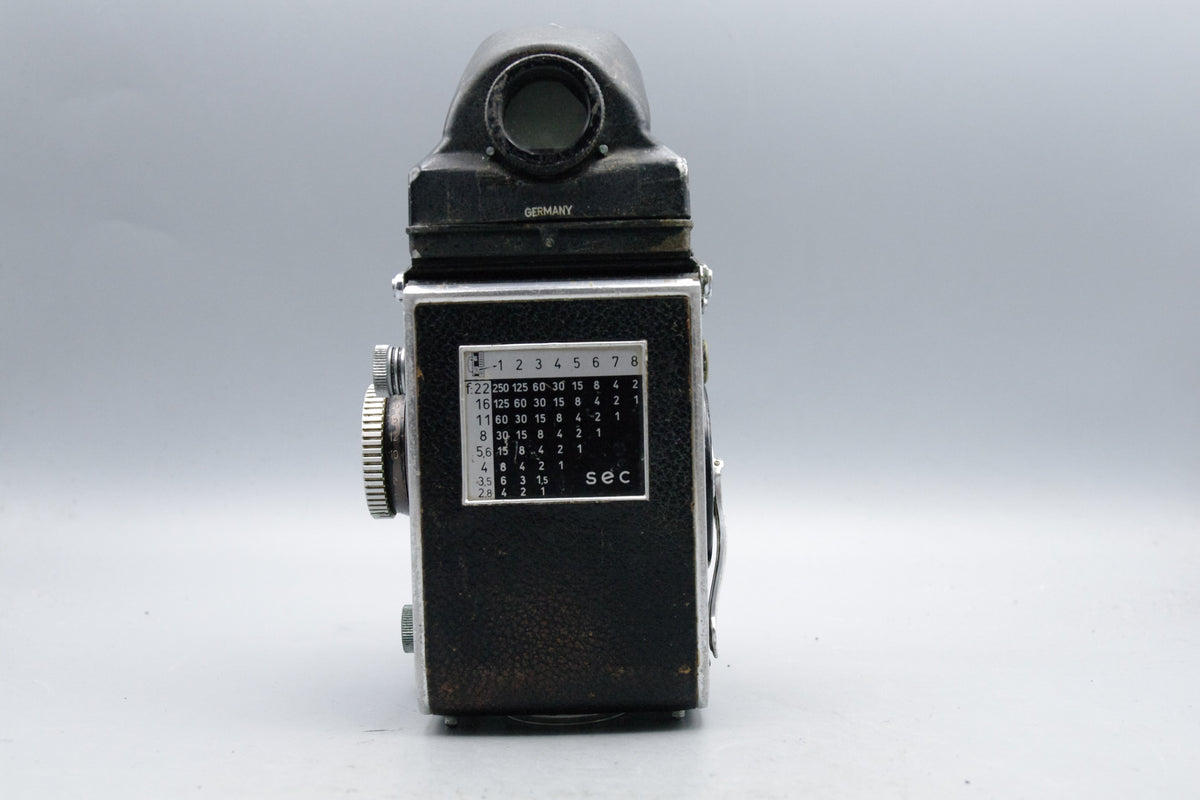 Rolleiflex 2.8E TLR – Planar 80mm f/2.8 – Shutter Stuck on B – Spares/Repair