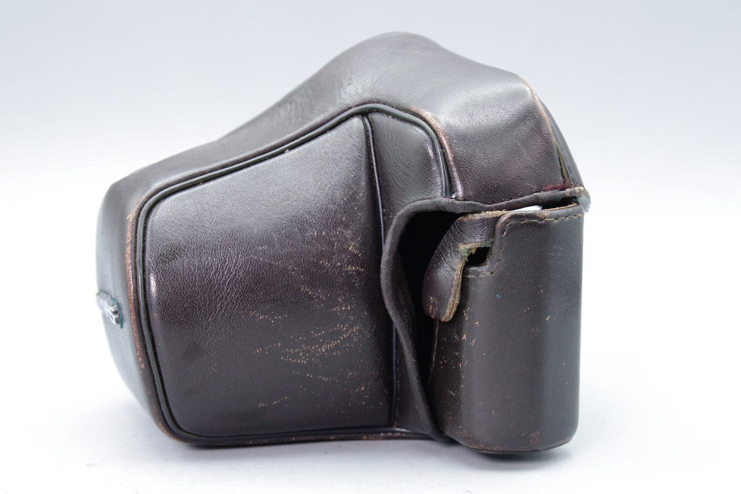 Olympus OM‑Series Brown Leather Case – Genuine Olympus – Very Good Condition