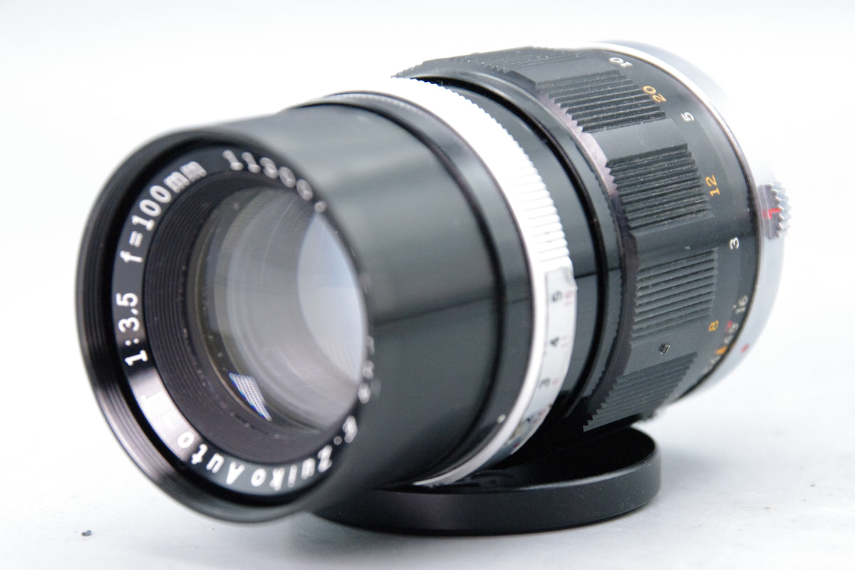 Olympus E.Zuiko Auto-T 100mm f/3.5 MF Lens for Pen F FT FV