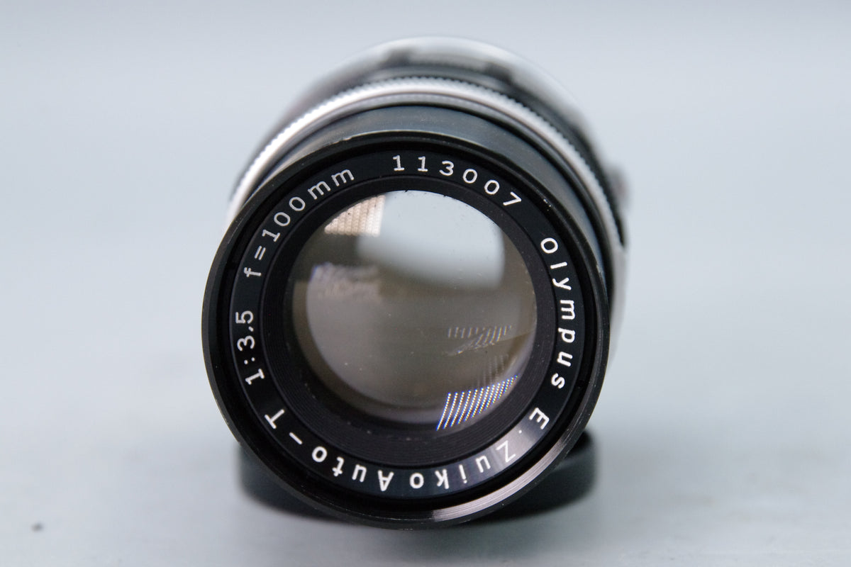 Olympus E.Zuiko Auto-T 100mm f/3.5 MF Lens for Pen F FT FV